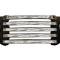 1948-50 Ford F1, F2, F3 Truck, Grill Bar Set, w/o Crank Hole, Stainless Steel, Polished