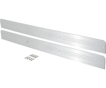 OER 1981-87 Chevy, GMC Pickup, Blazer, Jimmy, Suburban, Billet Door Panel Inserts, for Models Without Door Panel Straps, Pair T6152