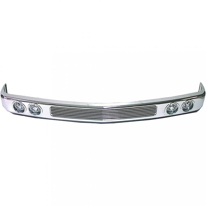 OER 1988-98 Chevy Truck, Front Bumper, With Driving & Fog Lamps, With Standard Insert, Chrome T71089C