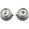 1978-87 Chevrolet, GMC C/K Truck, Blazer, Jimmy, Suburban, Radio Control Knobs, For D-Shaped Shafts, Chrome