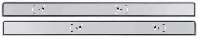 OER 1981-91 Chevy, Pickup, Blazer, Suburban, Door Panel Insert Trim Molding Set, with Pull Strap Provisions, Pair TL3166