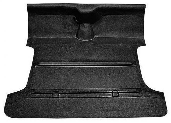 OER 1955-59 Chevrolet/GMC Truck, Full Floor Mat Kit w/o Holes, Flat Floor, Molded Vinyl, Black T3207401