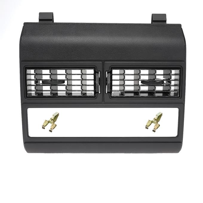 OER 1988-94 Chevy, GMC Pickup, 1992-94 Blazer, Yukon, Suburban, Center AC Heater Vent Trim Plate, With Vents, Molded in Black 15956436