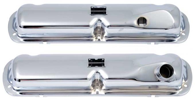 1964-67 Ford Mustang, Chrome Valve Covers, with 289, 302, 351W
