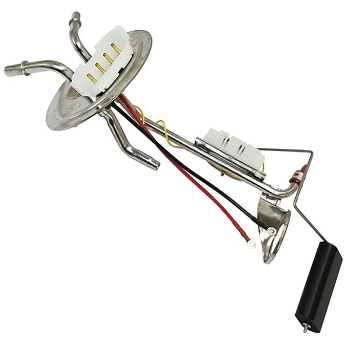 1987-89 Ford F-150, F-250, F-350 Pickup, Fuel Tank Sending Unit, 6 Cylinder or V8, Aft Axle Steel Tank, Stainless Steel