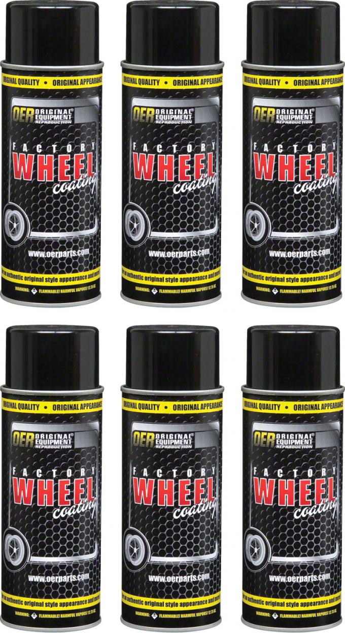 OER California Gold "Factory Wheel Coating" Wheel Paint Case Of 6- 16 Oz Cans *K89336