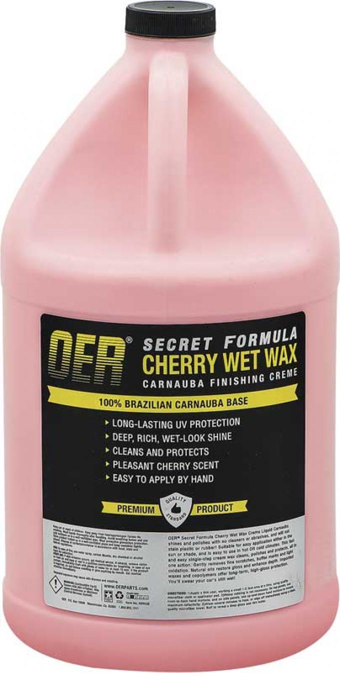 OER Secret Formula 1 Gallon Liquid Carnauba Cherry Wet Wax Creme K89625