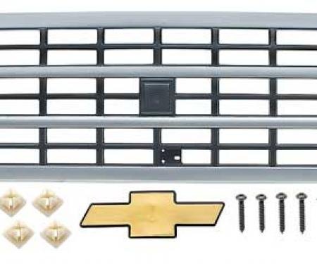OER 1989-91 Chevrolet, R/V Model, Grill And Headlamp Bezel Set, Single Headlamps *881339