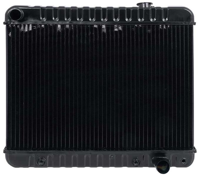 1963-66 GM Truck L6 / V8 with AT 3 Row Copper/Brass Radiator (17-3/8" x 24-3/4" x 2" Core)