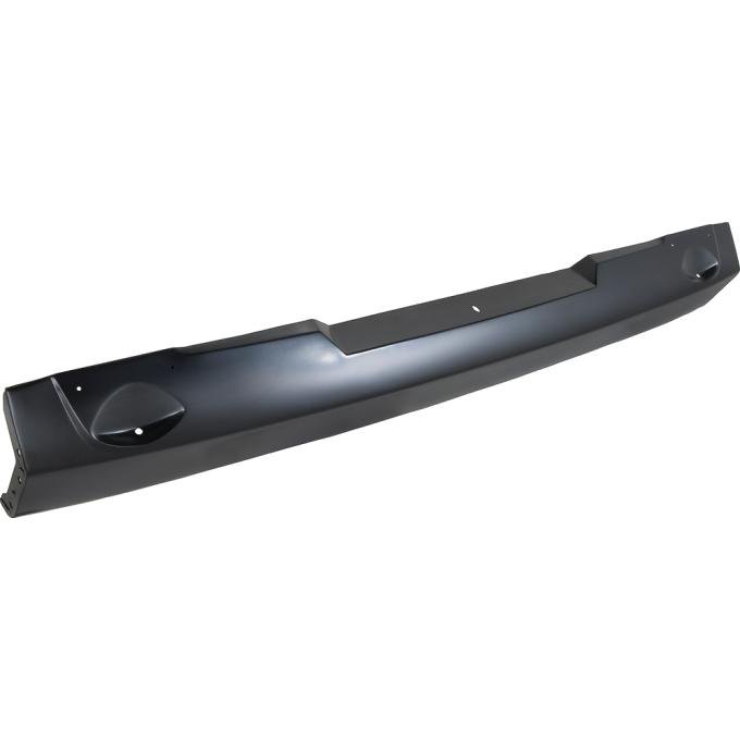 1955-56 Ford F-100, F-250, F-350 Truck, Front Lower Valance Panel, Stone Deflector, With Park Light Holes, Without Bumper Bracket Cut-Outs