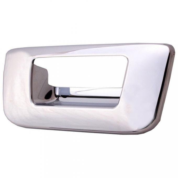 OER 2007-13 Chevrolet, GMC Truck, Tail Gate Handle Bezel, Without Key Hole, Without Camera Hole, Chrome T76059C
