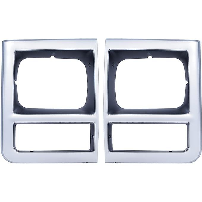1985-88 Chevy, GMC Pickup, Blazer, Jimmy, Suburban, Headlamp Bezels, Single, Pair
