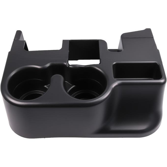 2003-12 Dodge Ram 1500, 2500, 3500, Center Console Cup Holder and Organizer, Black ABS