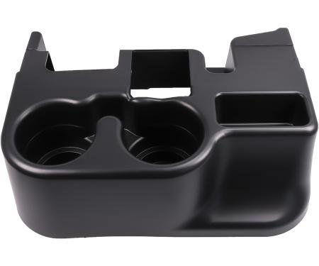 2003-12 Dodge Ram 1500, 2500, 3500, Center Console Cup Holder and Organizer, Black ABS