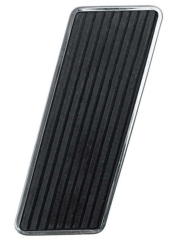 1964-72 Ford/Mercury, Various Applications, Accelerator Pedal Pad, With Stainless Steel Trim