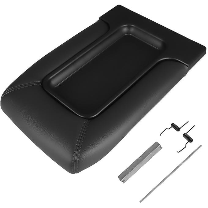OER 2003-07 Chevrolet Silverado, GMC Sierra GMT800, 2003-04 GM SUV Models, Center Console Lid, Black 19127363