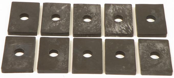 OER 1955-72 Chevy, GMC Pickup Truck, Long Bed, Bed Mounting Pad Set, 1/2 Ton,10 Piece Set CX1315
