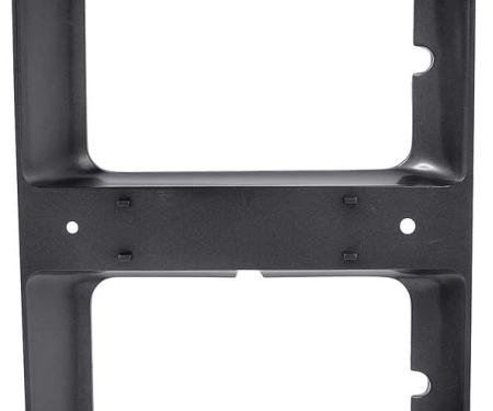 OER 1983-84 Chevrolet Truck Black Headlamp Bezel - Dual Headlamp With Chrome Grill - LH T70076