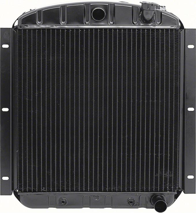 OER 1955-59 GMC 3/4 Ton L6 / V8 with AT 4 Row Copper/Brass Radiator (19-7/8" x 23-1/2" x 2-5/8" Core) CRD9803A