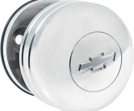 Horn Button With Polished Engraved Bow Tie Logo