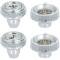 1978-87 Chevrolet, GMC C/K Truck, Blazer, Jimmy, Suburban, Radio Control Knobs, For D-Shaped Shafts, Chrome