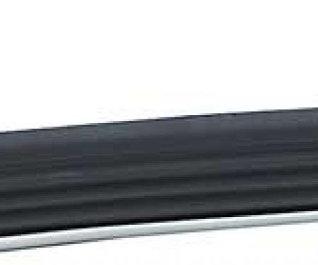 OER 1988-00 Chevy, GMC Truck, Front Bumper Impact Strip, Black/Chrome, LH Drivers Side T70423