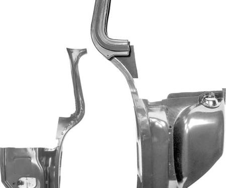 OER 1955-59 Chevrolet, GMC Truck, Kick Panel and A Pillar Assembly, Passenger Side T70888