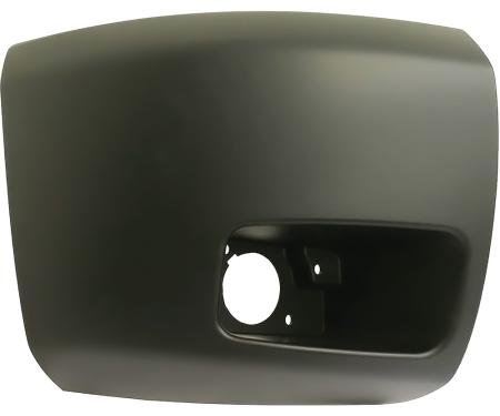 OER 2007-13 Chevrolet Silverado 1500 GMT900 Series Truck, Front Bumper End Cap, Paintable, With Light Hole, RH 15891682