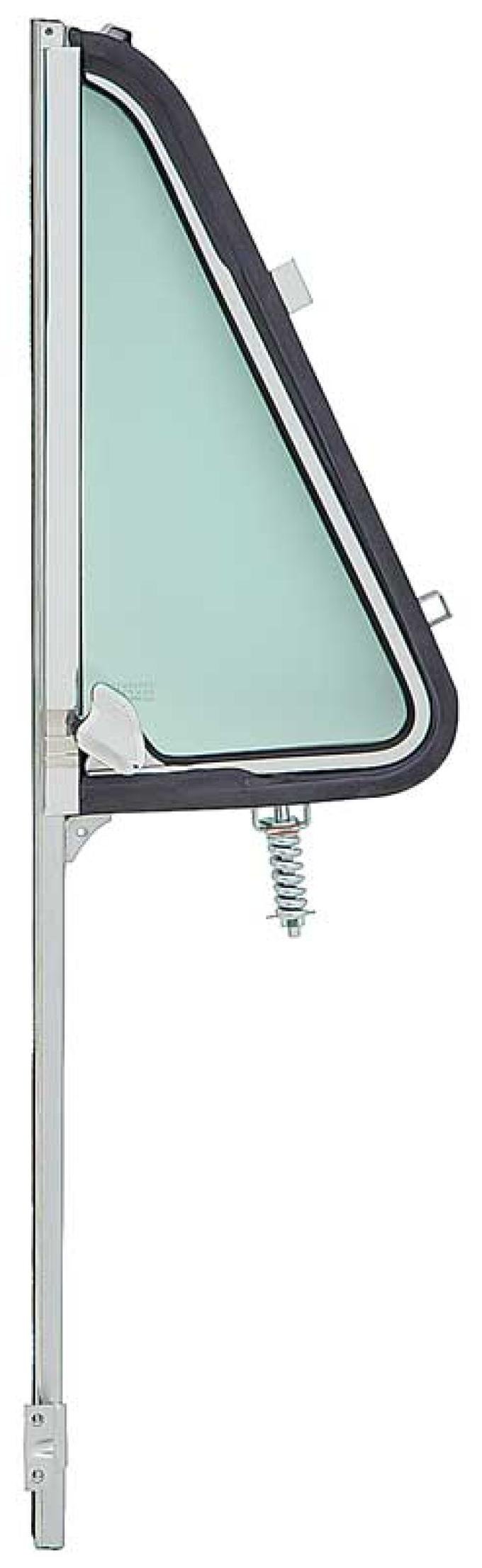 1964-66 Chevy, GMC Truck, Vent Window Assembly, Chrome Frame, Tinted Glass, Driver Side