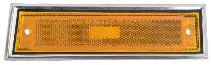 OER 1981-91 Chevrolet/GMC Truck, Front Side Marker Lamp Assembly, With Bright Trim Bezel, LH T70668