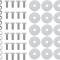 1947-66 Chevy, GMC Pickup Truck, Stepside, Rear Fender Hardware Set, Replacement Style Phillips Head Bolts