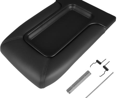 OER 2003-07 Chevrolet Silverado, GMC Sierra GMT800, 2003-04 GM SUV Models, Center Console Lid, Black 19127363