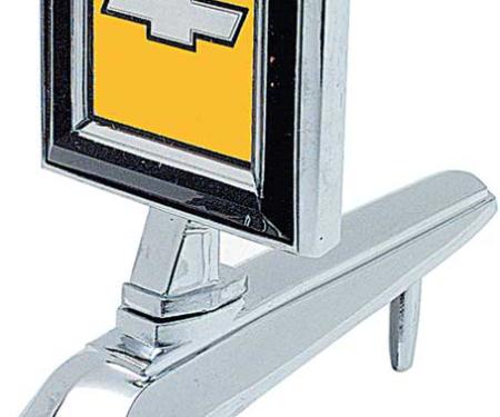 OER 1981-91 Chevrolet Pickup, Blazer, Suburban, Hood Ornament Emblem, with Hardware, GM Licensed 153428