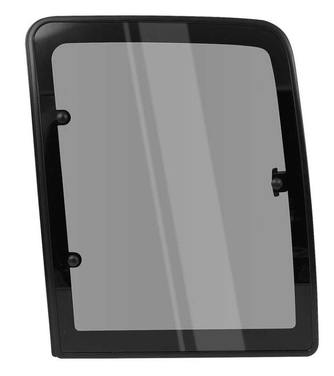 1988-2000 Chevy, GMC C/K Pickup, Extended Cab, Pop-Out Quarter Window Glass, with Frame, Privacy Dark Limo Tint, LH Driver Side