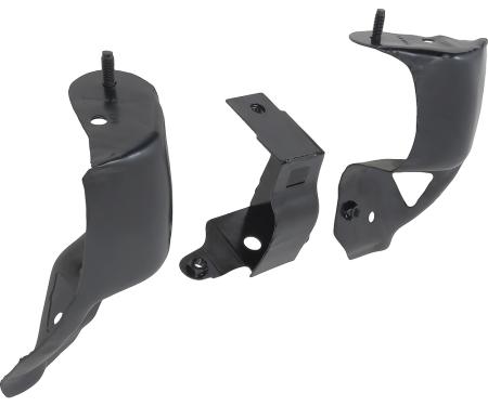 1999-02 Silverado, 2000-06 Suburban, Tahoe, Front Bumper Bracket Set, Outer & Center, 3 Piece Set