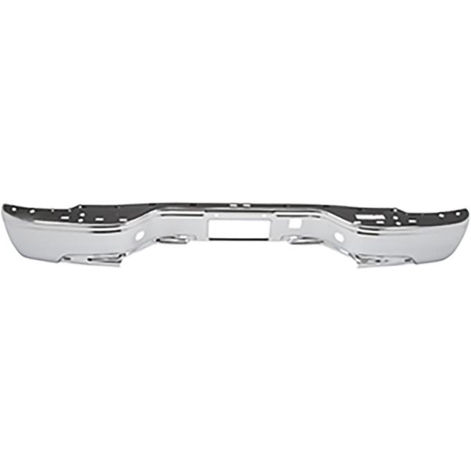 OER 1999-07 Chevrolet, GMC GMT800 Stepside Pickup, Rear Step Bumper Face Bar, Chrome T71272