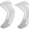 1955-58 Cameo, Suburban Carrier Pickup, Rear Chrome Bumper Guard Set, Pair