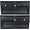 1972 Chevrolet, GMC Pickup, Blazer, Jimmy, Suburban, Deluxe Interior Door Panels, with Upper Scroll Design, Light Blue, Pair