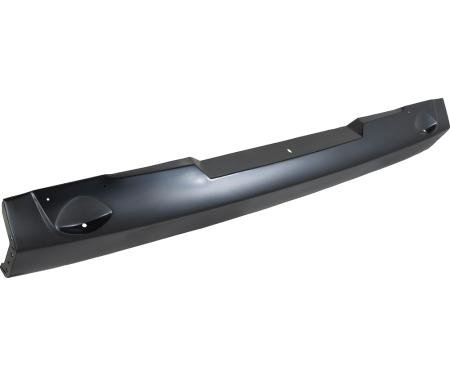 1955-56 Ford F-100, F-250, F-350 Truck, Front Lower Valance Panel, Stone Deflector, With Park Light Holes, Without Bumper Bracket Cut-Outs