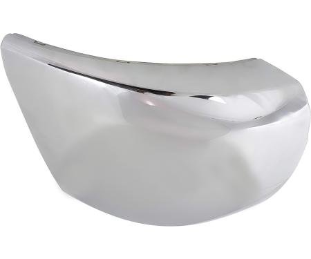 OER 2007-10 Chevrolet Silverado 2500HD, 3500 GMT900 Series HD Truck, Front Bumper End Cap, Chrome, Without Light Hole, RH 15839254