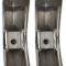 1955-58 Cameo, Suburban Carrier Pickup, Rear Chrome Bumper Guard Set, Pair
