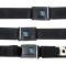 OER 1967-72, Chevrolet / GMC Truck, Seat Belt Set, Retractable RH and LH, Non-Retractable Center, 3-Pcs *R197