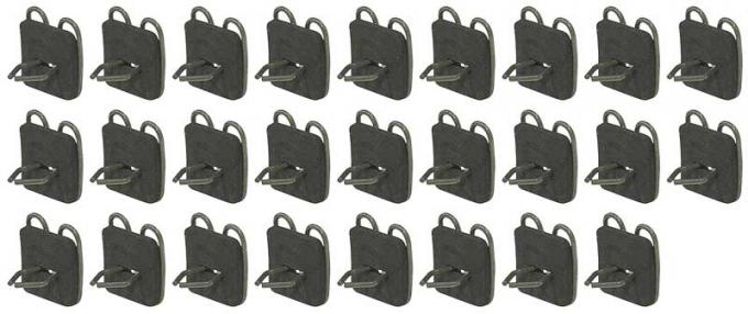 OER 1962-66 Chevrolet / GMC Truck, Upper Bed Molding Clips, Long Bed, OE-Style, 26-Pieces T1473