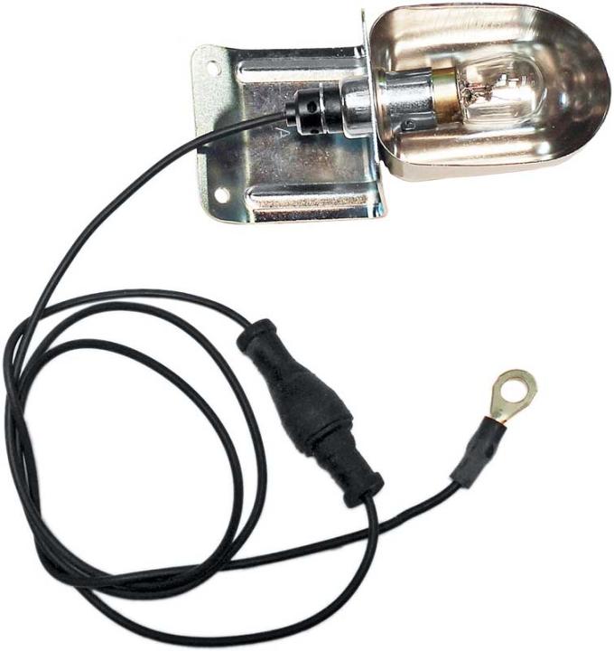 1973-87 Chevy, GMC Truck, 1972-74 Camaro, Chevelle, El Camino, Impala, Monte Carlo, Nova, Under Hood Light Assembly, with Bulb