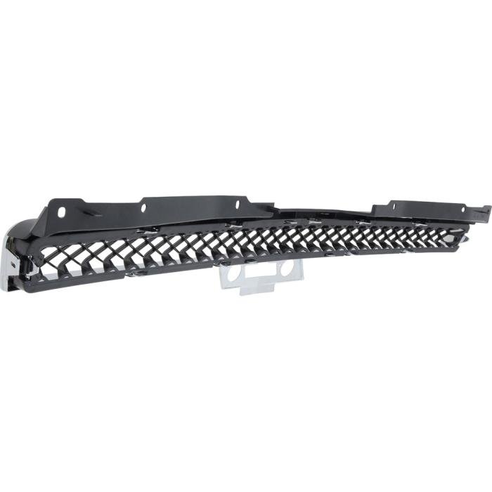 APS Billet Grille Insert For 2007-2014 Chevy Tahoe, Suburban, Avalanche – Stainless Steel, Chrome, 8x6 Horizontal, 2-Piece