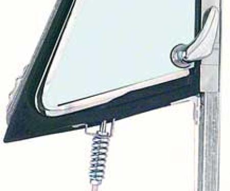 1968-72 Chevrolet/GMC C/K Truck, Vent Window Assembly, with Tinted Glass, RH