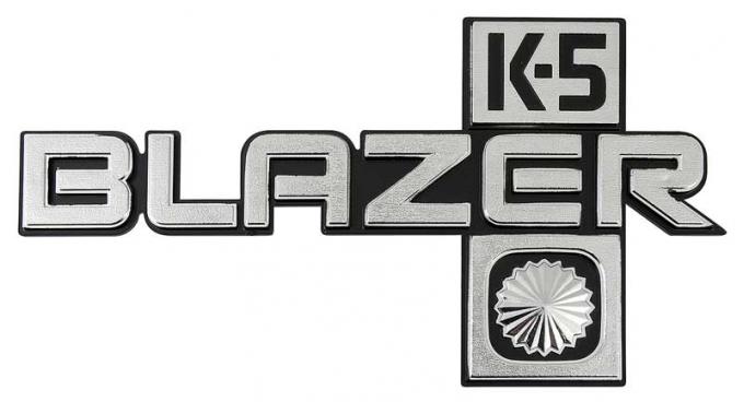1981-88 Chevrolet, K5 Blazer, Front Fender Emblem, with Hardware, RH or LH, Each, GM Licensed