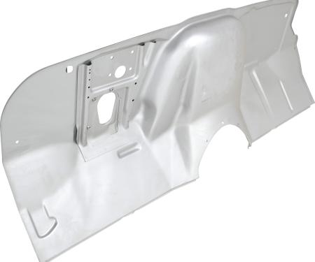 OER 1967-68 Chevy, GMC, Pickup, Suburban, Firewall Panel, with Toe Panel, 4 Wheel Drive, Custom Smooth Style Panel, with Heater & AC Delete CX4908