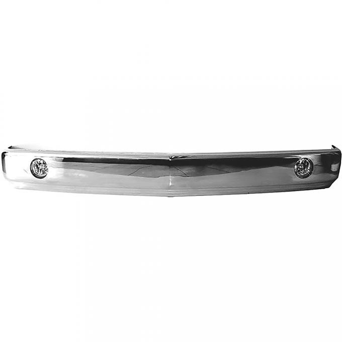 OER 1988-98 Chevy Truck, Front Bumper, Standard With Fog Lights & Without Inserts, Chrome T71085C
