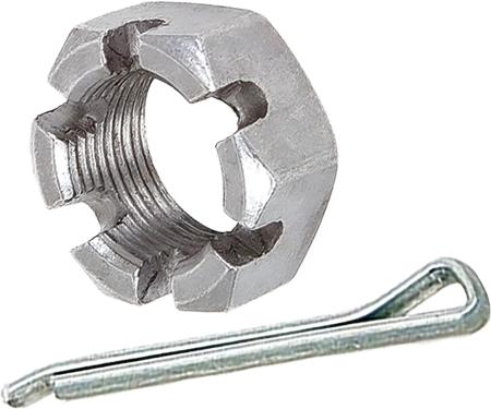 OER 1946-96 Buick, Chevy, GMC, Pontiac, Oldsmobile, Spindle Nut & Cotter Pin, 3/4"-20 with 1-1/16" Hex Head, Various Car & Truck Models *K9142